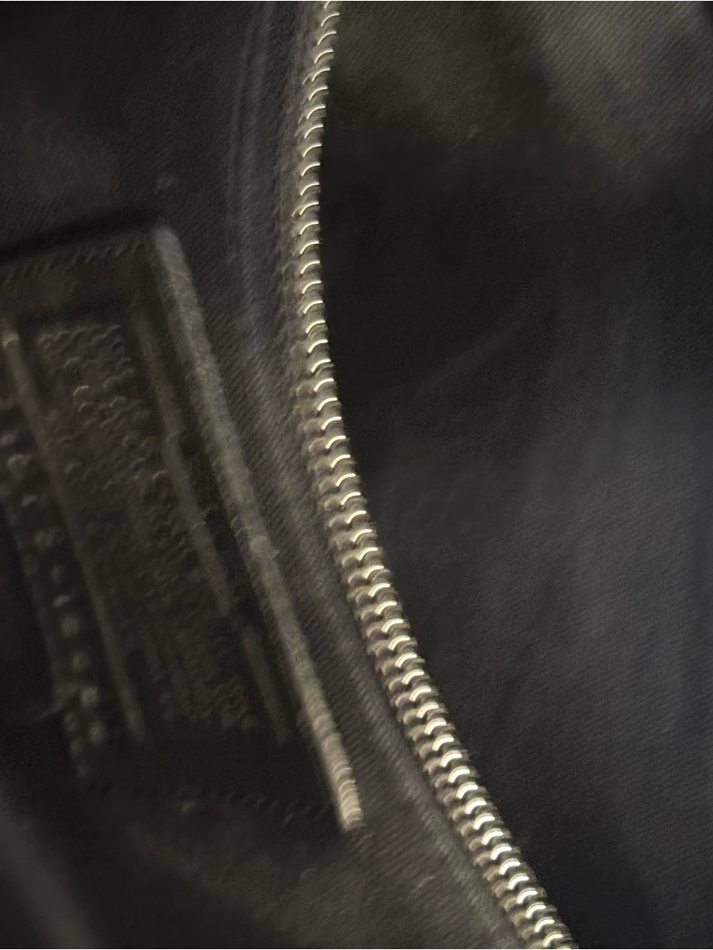 Coach Candace Black Leather Structured Legacy Tote - Picture 4 of 6